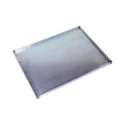TEGLIA DA FORNO IN ALLUMINIO FORATO DA CM. 60X40X2 H. IDEALE PER PANE, BISCOTTI E PRODOTTI DA FORNO